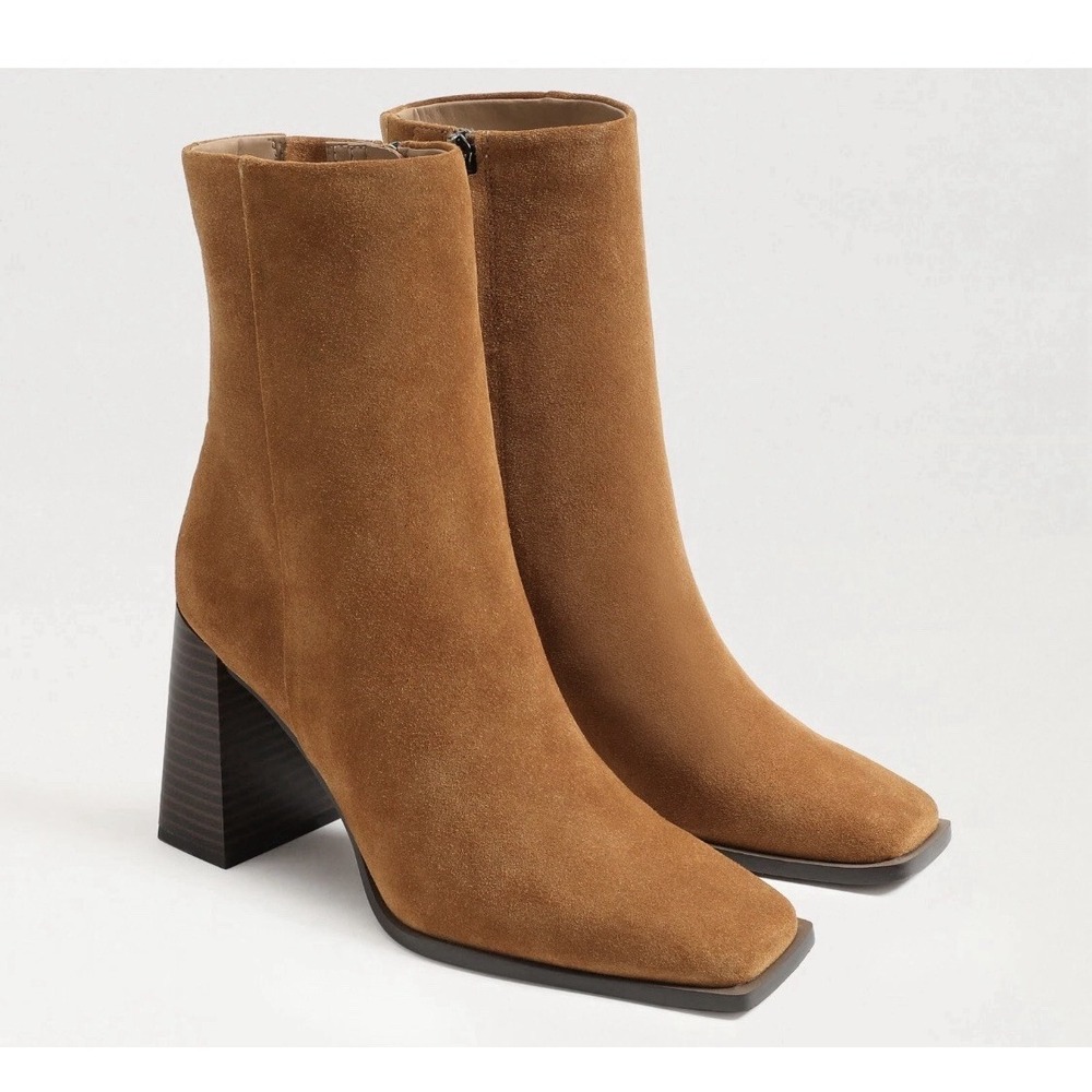 New Sam Edelman Ivette Block Heel Bootie Size 8.5 MSRP: $180 Suede